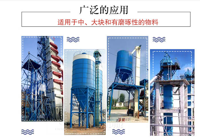 斗式提升機主要適用范圍主要是化工，糧食，建筑材料較多。