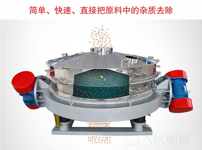 直排篩可用于粉末、顆粒的粗略篩分和除雜